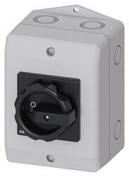 3LD2264-0TB51 SIEMENS 32A 11,5 KW 3LD2 KUTULU TİP PAKO ŞALTER IP65 TAHRİK KOLU SİYAH 4011209524293