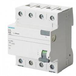 5SV4342-0 SIEMENS 3X25A 30MA 3F+N TİP-AC KAÇAK AKIM RÖLESİ 4001869427928 - 1