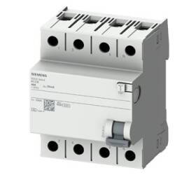 5SV5644-6 SIEMENS 4X40A 400V 300mA A TİPİ FI 70MM TRİFAZE 3FAZ-NÖTR BAĞLANTILI KAÇAK AKIM KORUMA RÖLESİ - 1