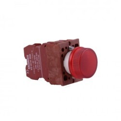 3SB1204-6CC06 SIEMENS KIRMIZI SİNYAL LAMBASI (SOKET VE KAİDE) KOMPLE SİNYAL LAMBASI IP 65 KORUMALI KOMPLE