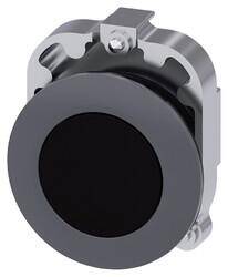 3SU1060-0JB10-0AA0 SIEMENS MAT METAL YASSI TİP YAY DÖNÜŞLÜ 30MM BUTON SİYAH SIRIUS ACT 4011209965621 - 1