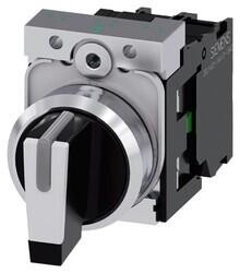 3SU1150-2BL60-1NA0 SIEMENS SIRIUS ACT METAL 1-0-2 POZISYONLU IŞIKLANDIRILABILIR KALICI MANDAL BUTON 1NO 4011209956513