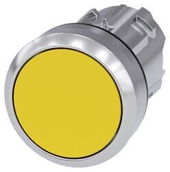 3SU1050-0AB30-0AA0 SIEMENS YAY DÖNÜŞLÜ METAL BUTON KAFASI SARI 4011209964792