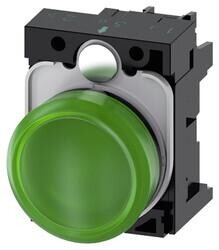 3SU1106-6AA40-1AA0 SIEMENS YEŞİL 230VAC SİRİUS ACT PLASTİK KOMPLE SİNYAL LAMBASI 4011209959521