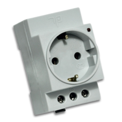 3101-312-0610 TP ELECTRIC RAYA MONTAJ TOPRAKLI PRİZ LEDLİ 8693151644777