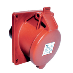 3107-309-1600 TP ELECTRIC CEE 5X32 MAKİNE PRİZİ YAYLI KAPAKLI 8693151307061