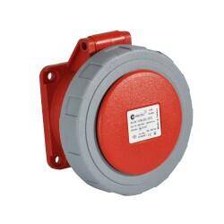 3127-322-1675 TP ELECTRIC MAKİNE PRİZİ 4X32A IP67 (75X75)SABİT FLANŞ 8693151660173 - 1