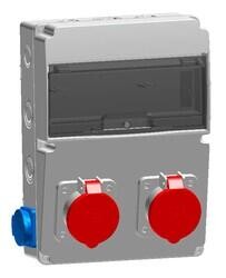 3325-002-4400-PP TP ELECTRIC STANDART TİP IP 44 MAKİNE PRİZİ (3X25A) ÖN (2) + PANO PRİZİ (1X16A) YAN (2) 8693151646825