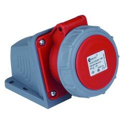 3127-307-1600 TP ELECTRIC CEE 4X32A/IP67-KİLİTLİ KAPAKLI DUVAR PRİZİ (83x90) - 1