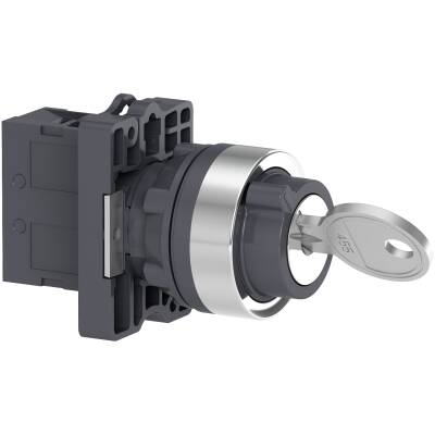 XA2EG21 SCHNEIDER ELECTRIC XA2EG21 KİLİTLİ BUTON Ø22 2 KONUMLU KALICI 1NA - 1