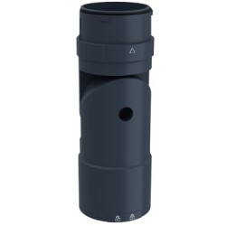 XVUZ06 SCHNEIDER AG IŞIKLI KOLON İÇİN DÖNDÜRÜLEBİLİR DİRSEK BAĞLANTI SİYAH